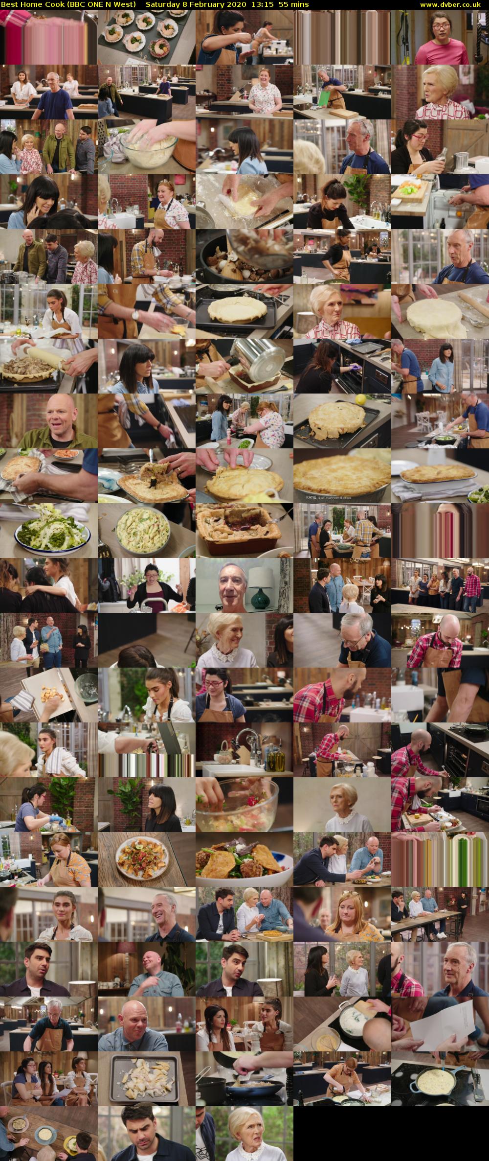 Best Home Cook (BBC ONE N West) Saturday 8 February 2020 13:15 - 14:10