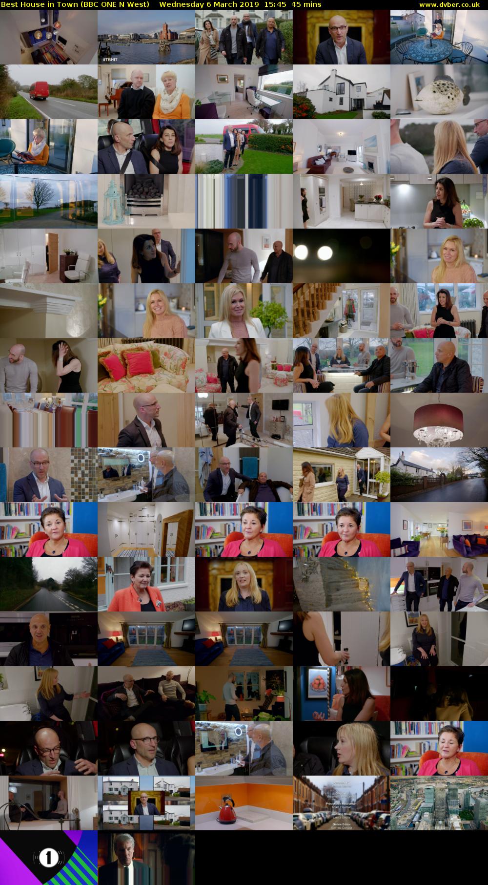 Best House in Town (BBC ONE N West) Wednesday 6 March 2019 15:45 - 16:30