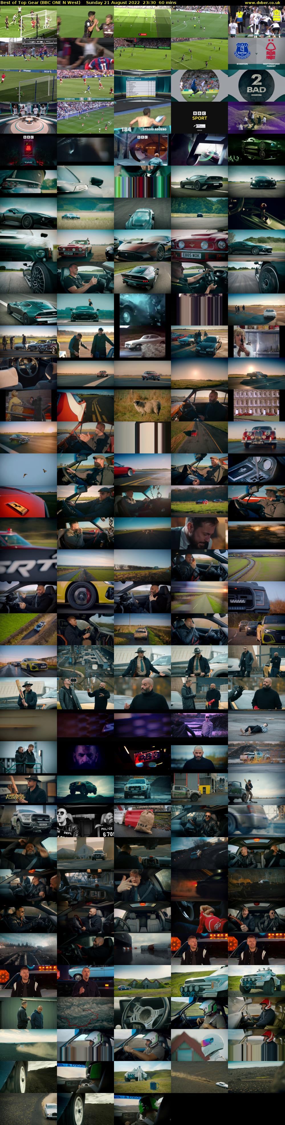 Best of Top Gear (BBC ONE N West) Sunday 21 August 2022 23:30 - 00:30