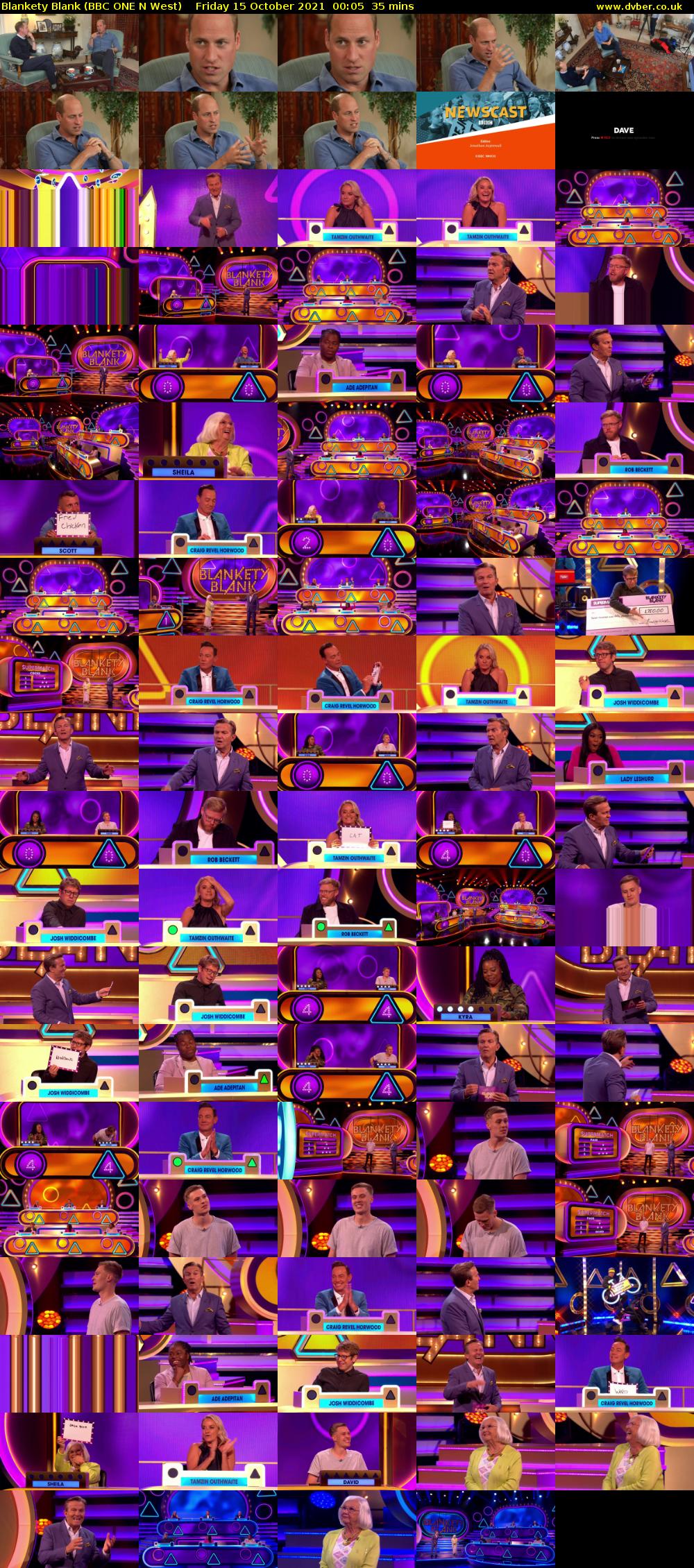 Blankety Blank (BBC ONE N West) Friday 15 October 2021 00:05 - 00:40