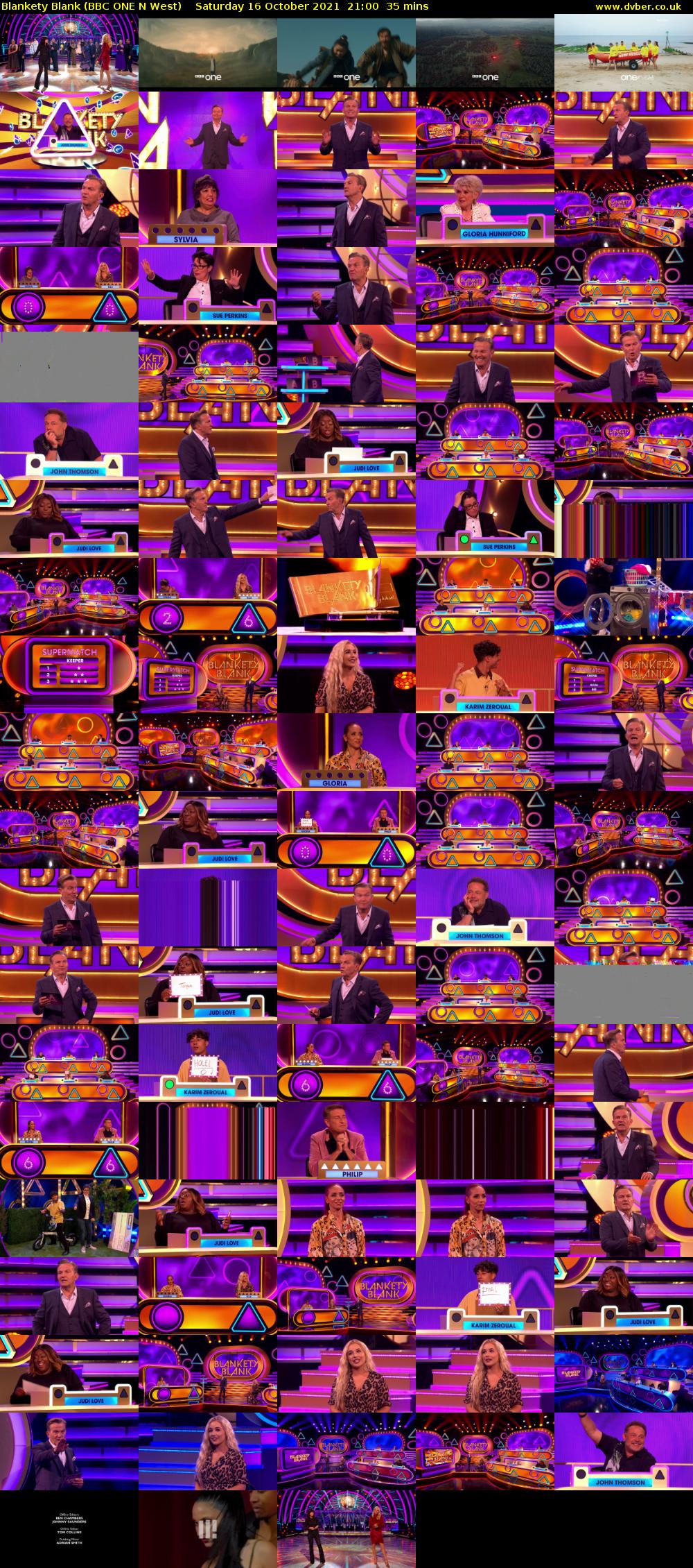Blankety Blank (BBC ONE N West) Saturday 16 October 2021 21:00 - 21:35