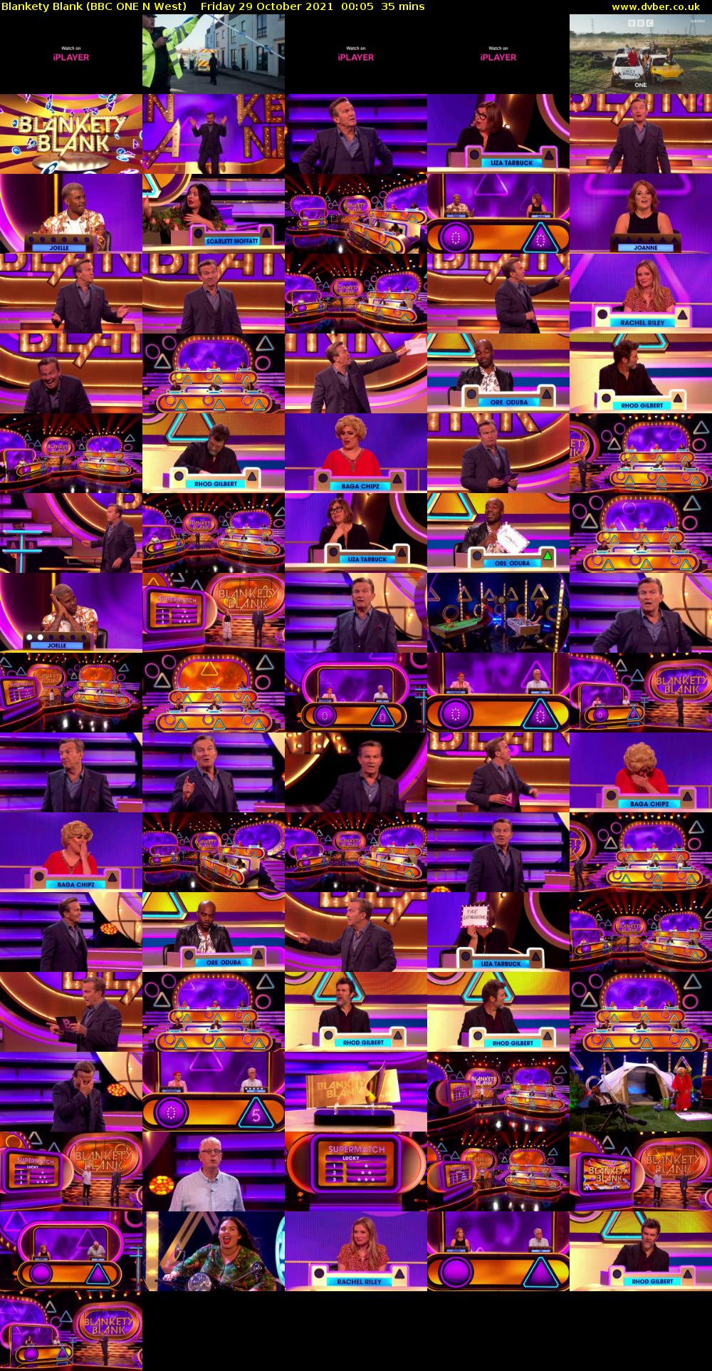 Blankety Blank (BBC ONE N West) Friday 29 October 2021 00:05 - 00:40