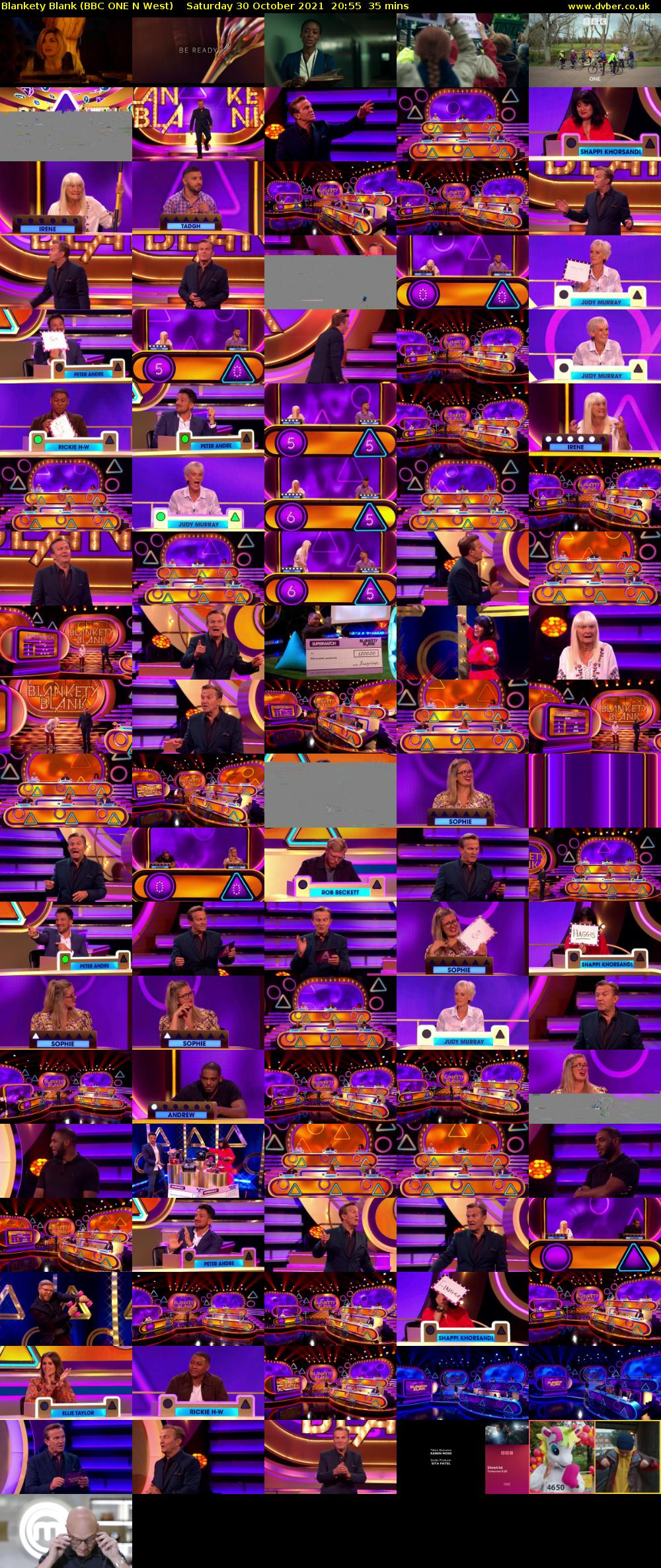 Blankety Blank (BBC ONE N West) Saturday 30 October 2021 20:55 - 21:30