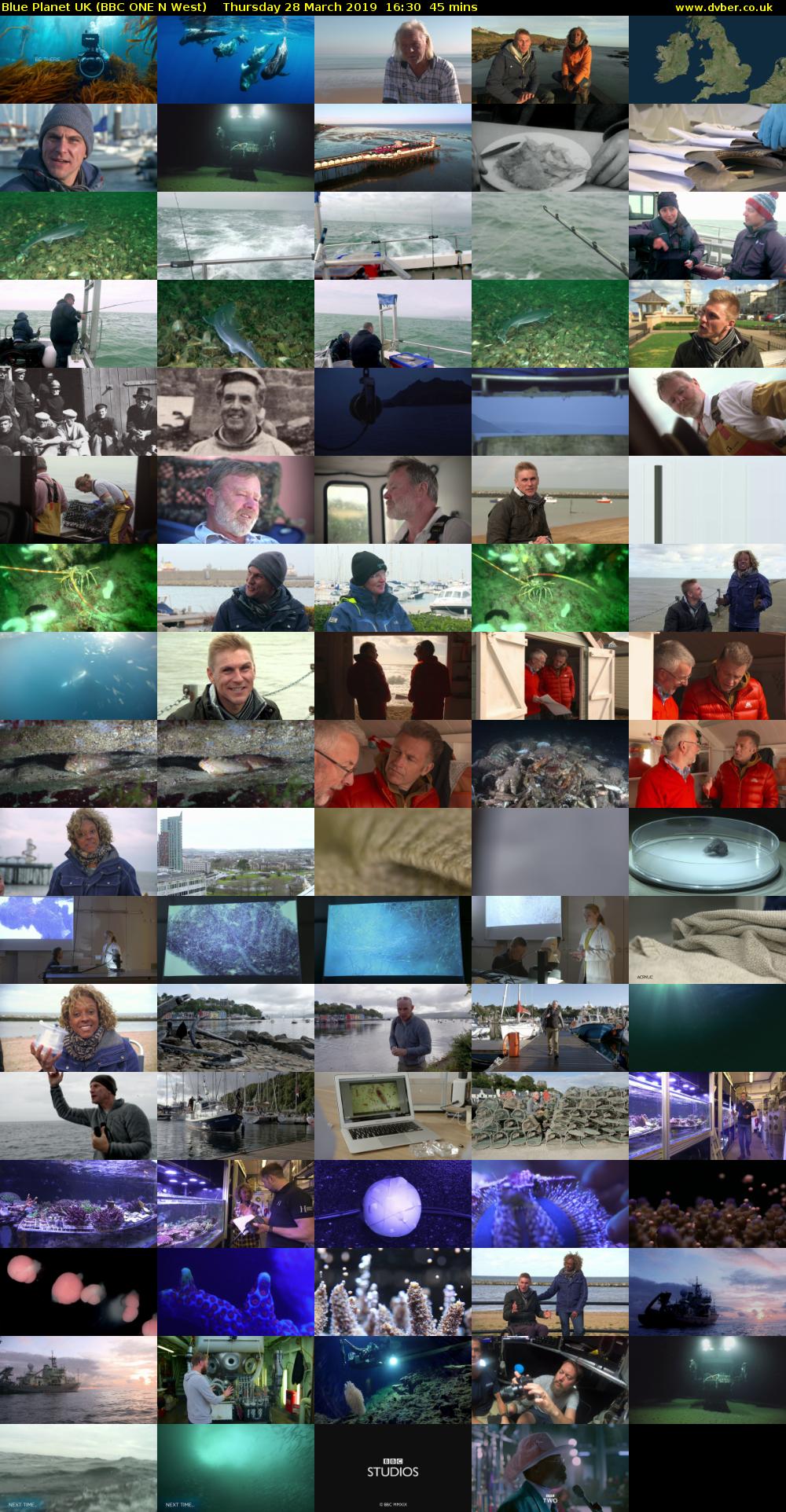 Blue Planet UK (BBC ONE N West) Thursday 28 March 2019 16:30 - 17:15