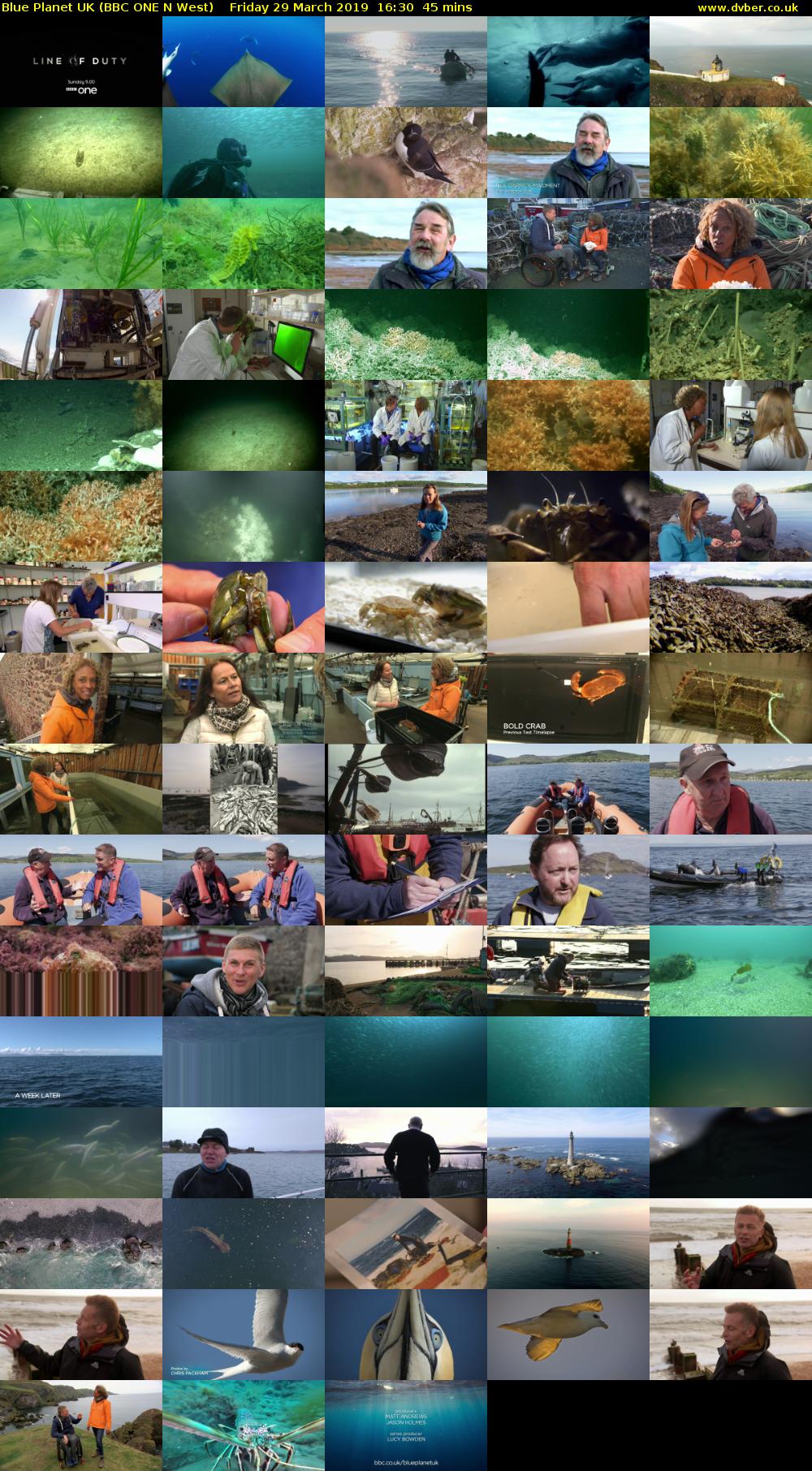 Blue Planet UK (BBC ONE N West) Friday 29 March 2019 16:30 - 17:15