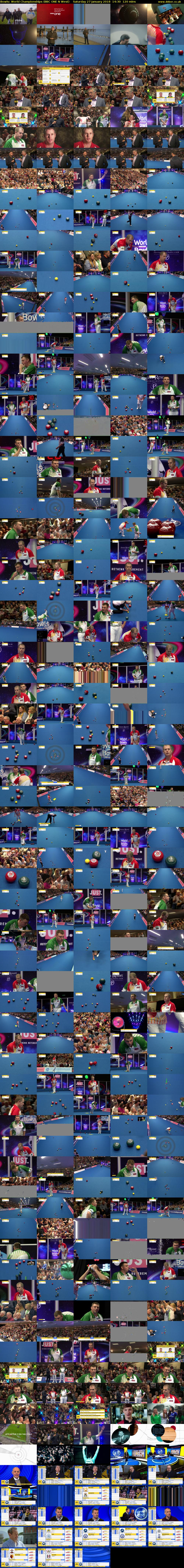 Bowls: World Championships (BBC ONE N West) Saturday 27 January 2018 14:30 - 16:30