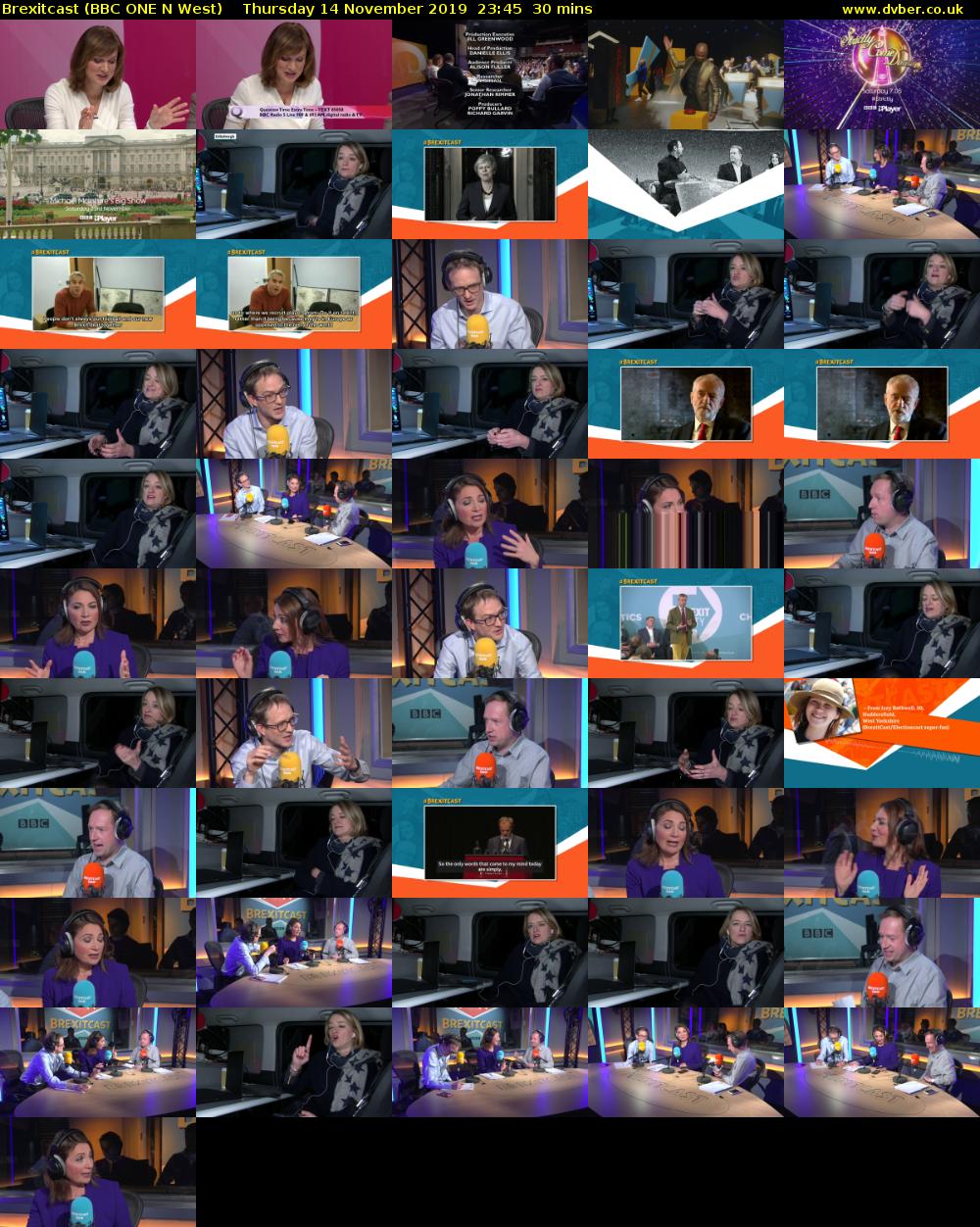 Brexitcast (BBC ONE N West) Thursday 14 November 2019 23:45 - 00:15