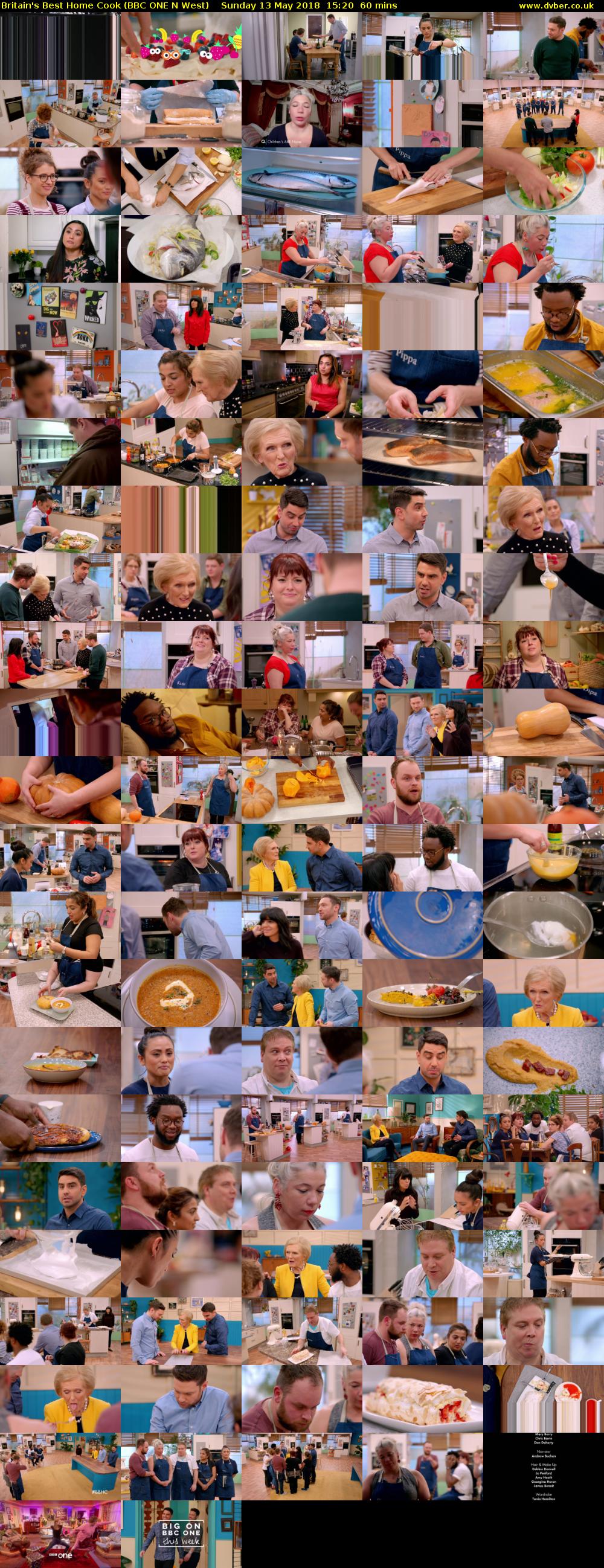Britain's Best Home Cook (BBC ONE N West) Sunday 13 May 2018 15:20 - 16:20