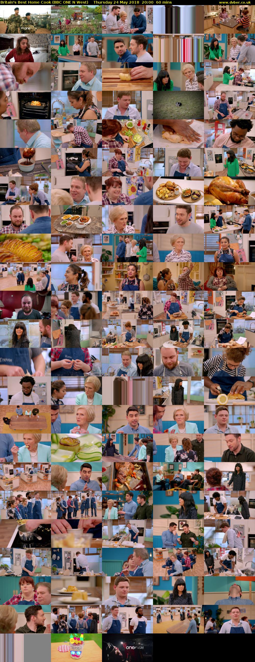 Britain's Best Home Cook (BBC ONE N West) Thursday 24 May 2018 20:00 - 21:00