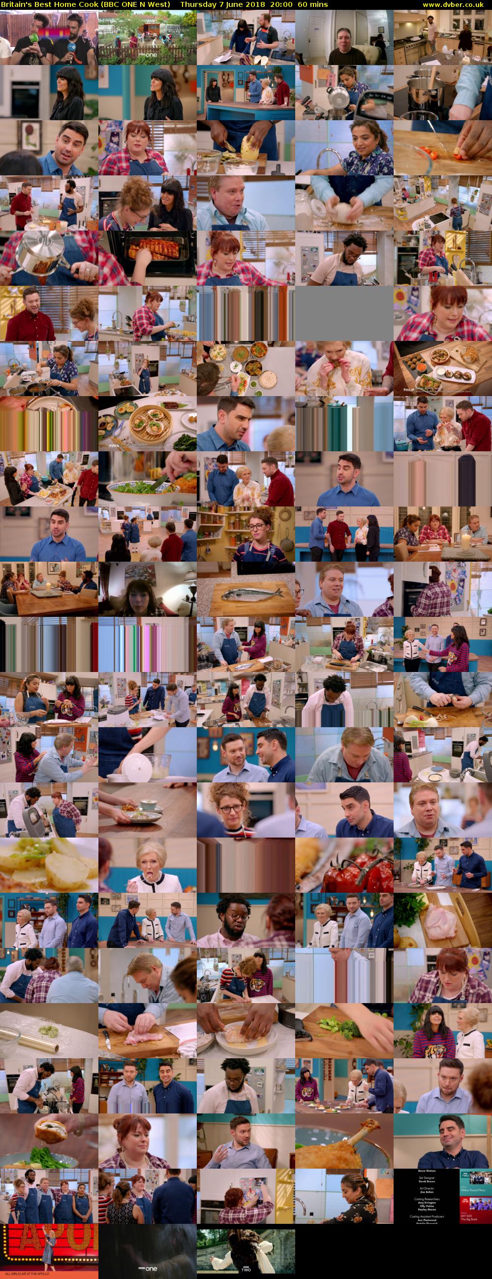 Britain's Best Home Cook (BBC ONE N West) Thursday 7 June 2018 20:00 - 21:00