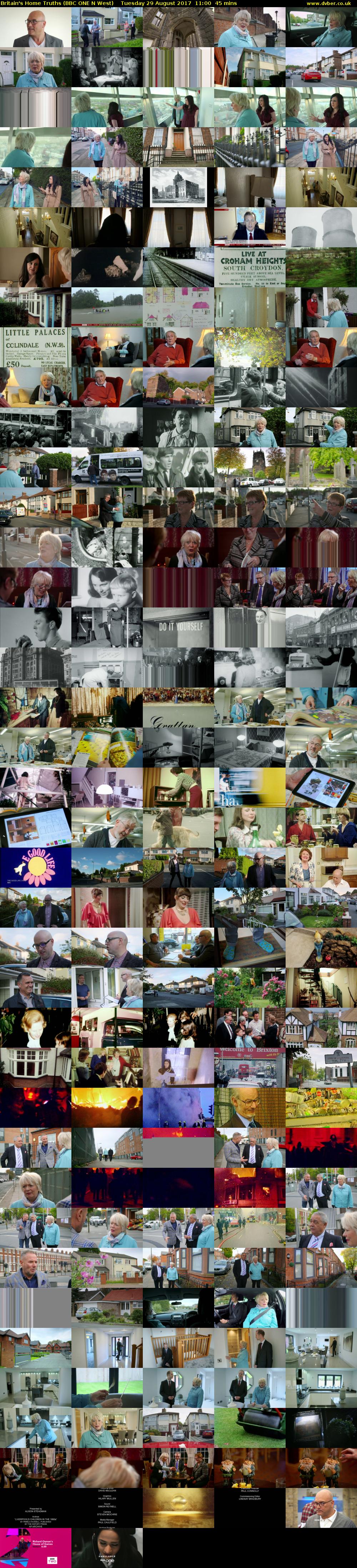Britain's Home Truths (BBC ONE N West) Tuesday 29 August 2017 11:00 - 11:45