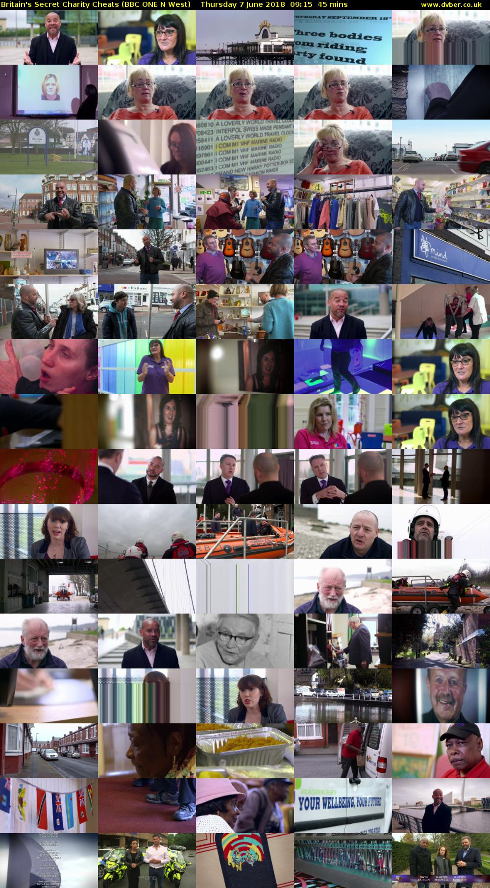 Britain's Secret Charity Cheats (BBC ONE N West) Thursday 7 June 2018 09:15 - 10:00