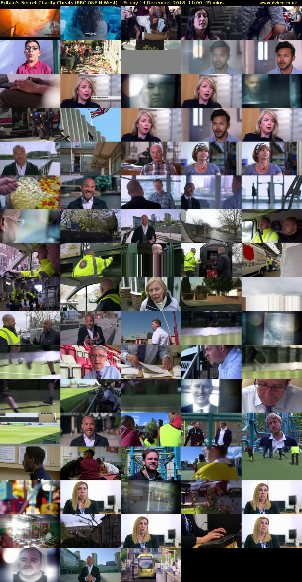 Britain's Secret Charity Cheats (BBC ONE N West) Friday 14 December 2018 11:00 - 11:45