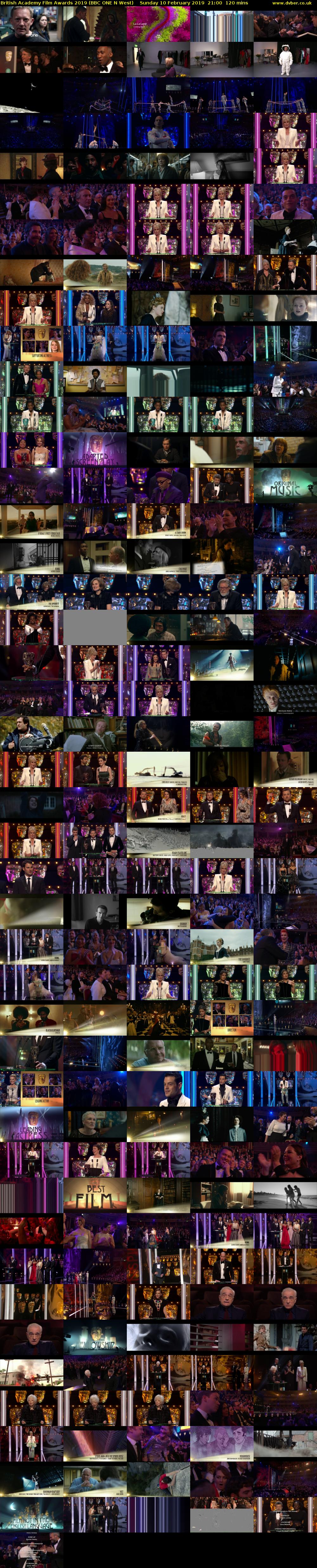 British Academy Film Awards 2019 (BBC ONE N West) Sunday 10 February 2019 21:00 - 23:00
