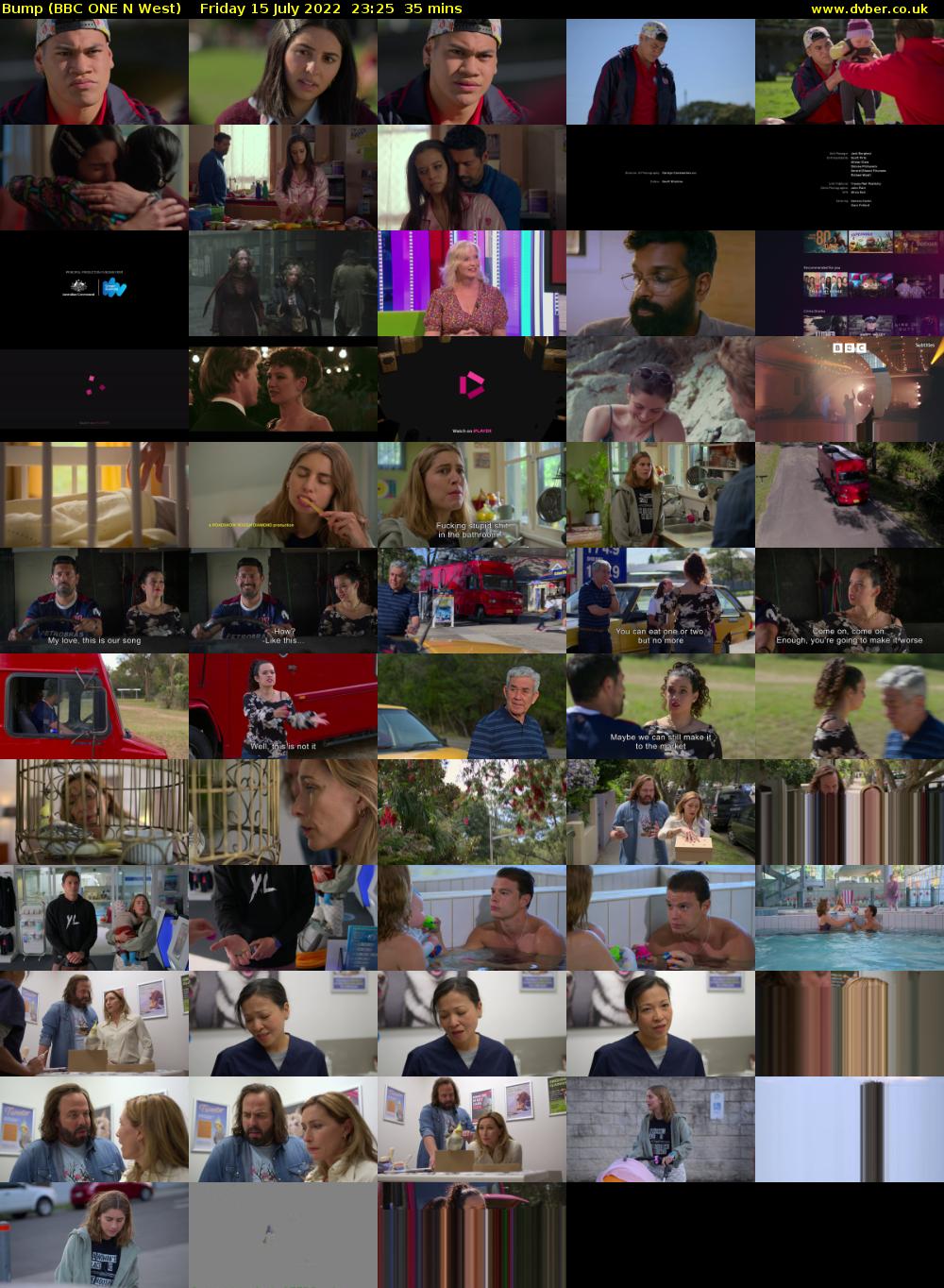 Bump (BBC ONE N West) Friday 15 July 2022 23:25 - 00:00