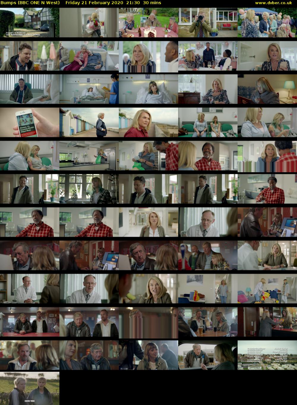 Bumps (BBC ONE N West) Friday 21 February 2020 21:30 - 22:00
