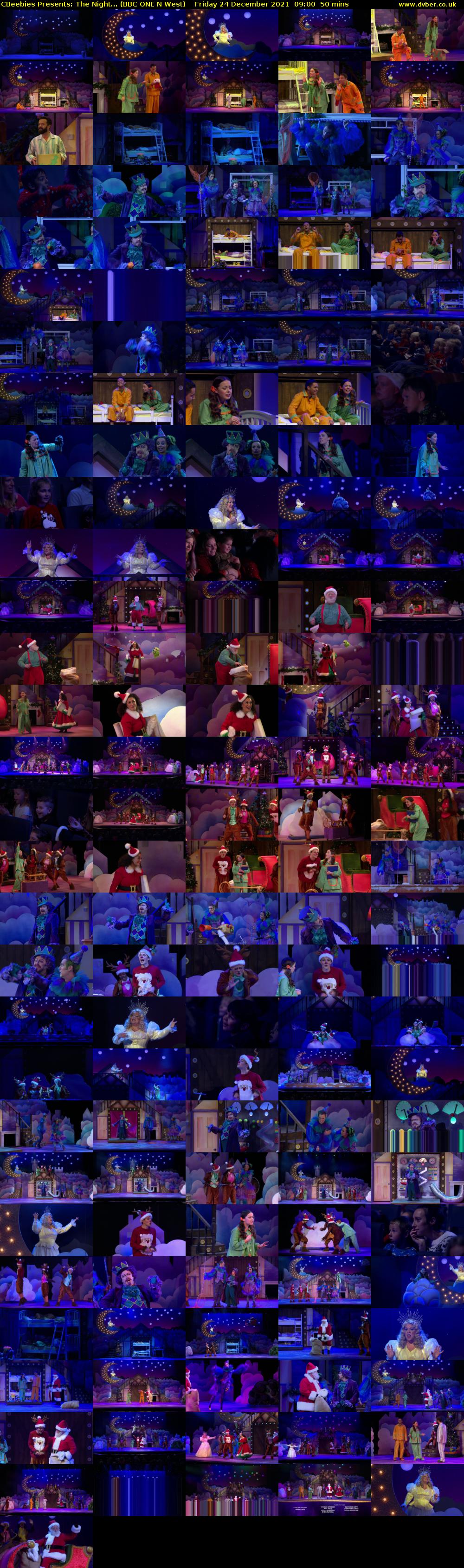 CBeebies Presents: The Night... (BBC ONE N West) Friday 24 December 2021 09:00 - 09:50