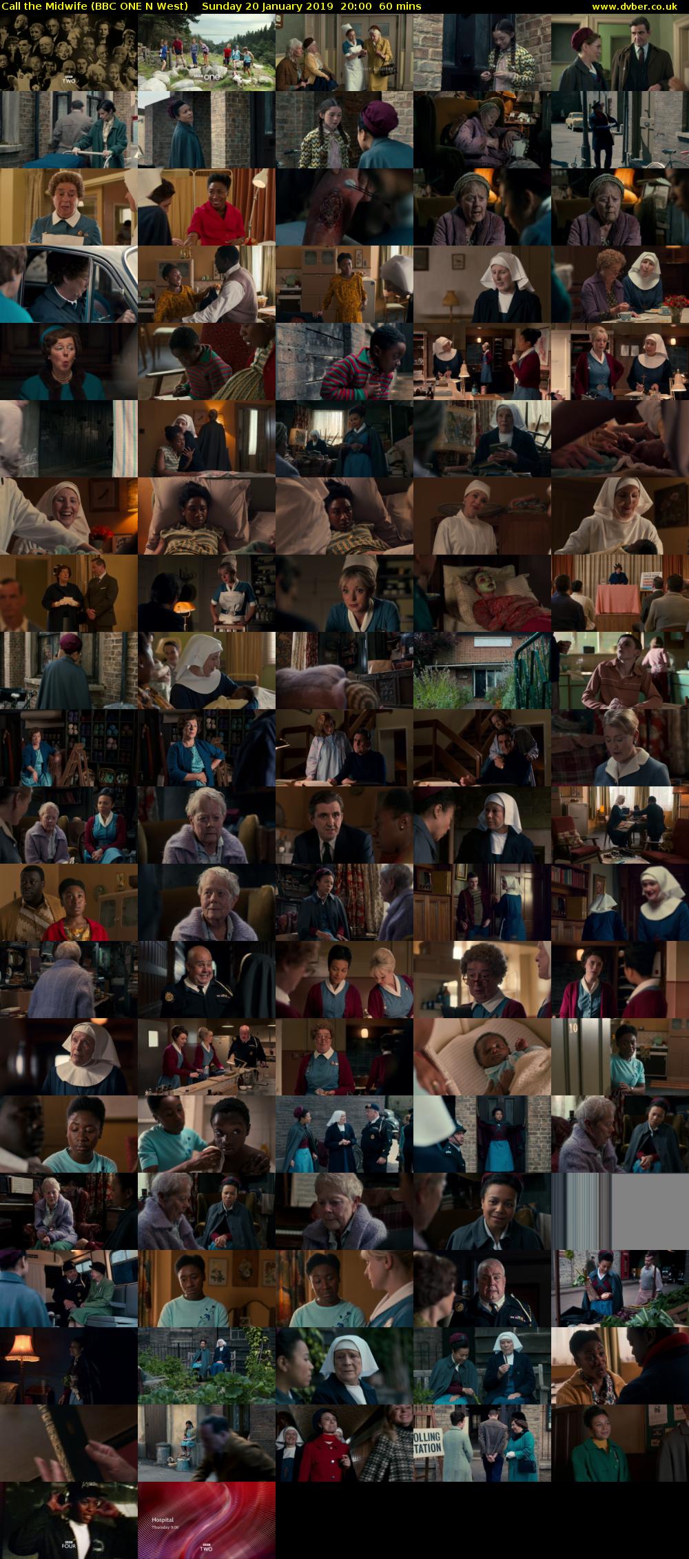 Call the Midwife (BBC ONE N West) Sunday 20 January 2019 20:00 - 21:00