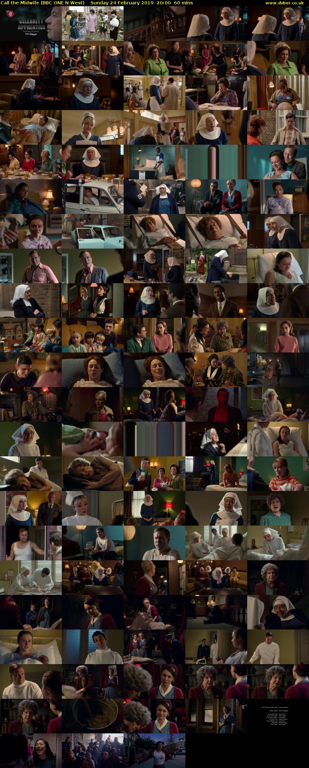 Call the Midwife (BBC ONE N West) Sunday 24 February 2019 20:00 - 21:00