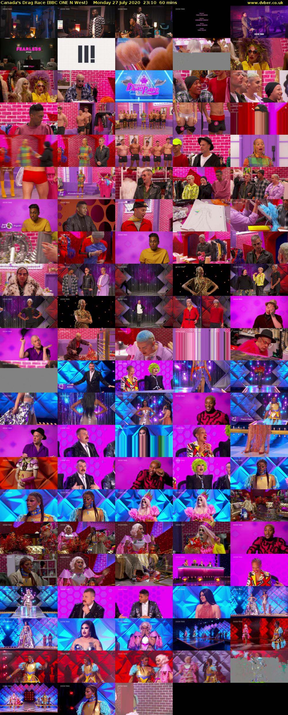 Canada's Drag Race (BBC ONE N West) Monday 27 July 2020 23:10 - 00:10