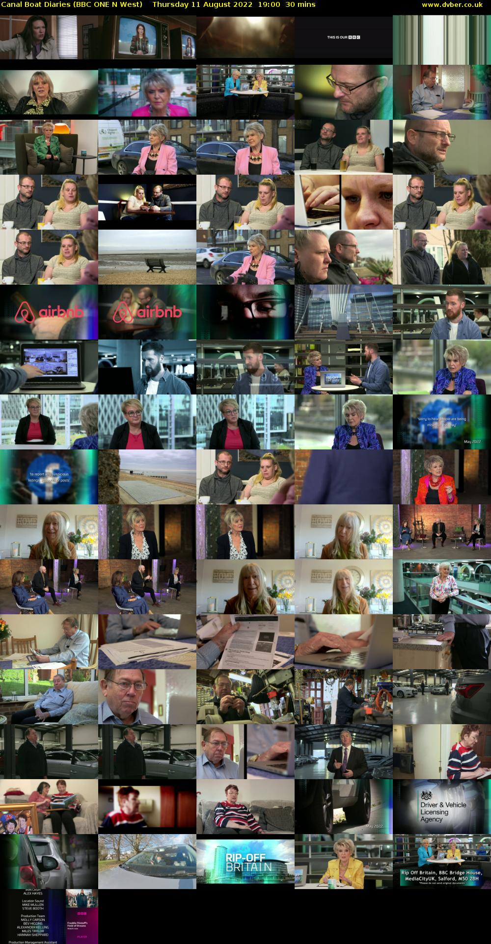 Canal Boat Diaries (BBC ONE N West) Thursday 11 August 2022 19:00 - 19:30