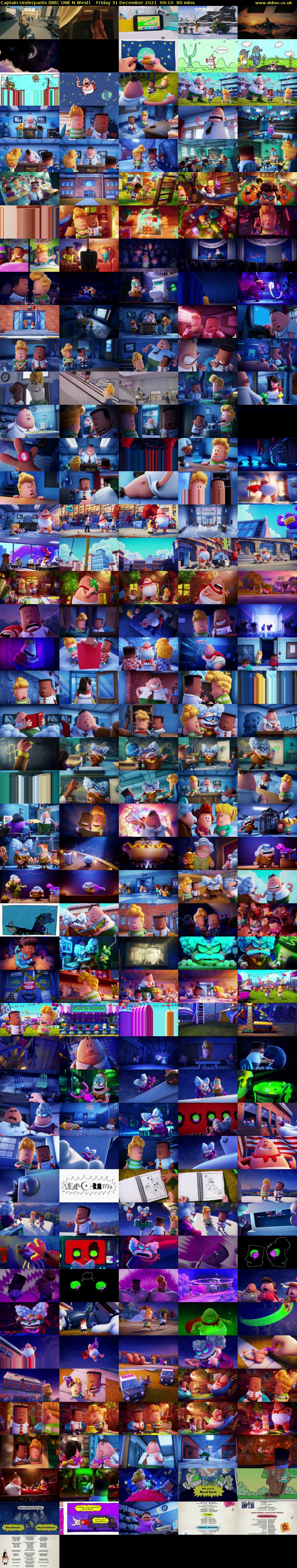 Captain Underpants (BBC ONE N West) Friday 31 December 2021 09:10 - 10:30