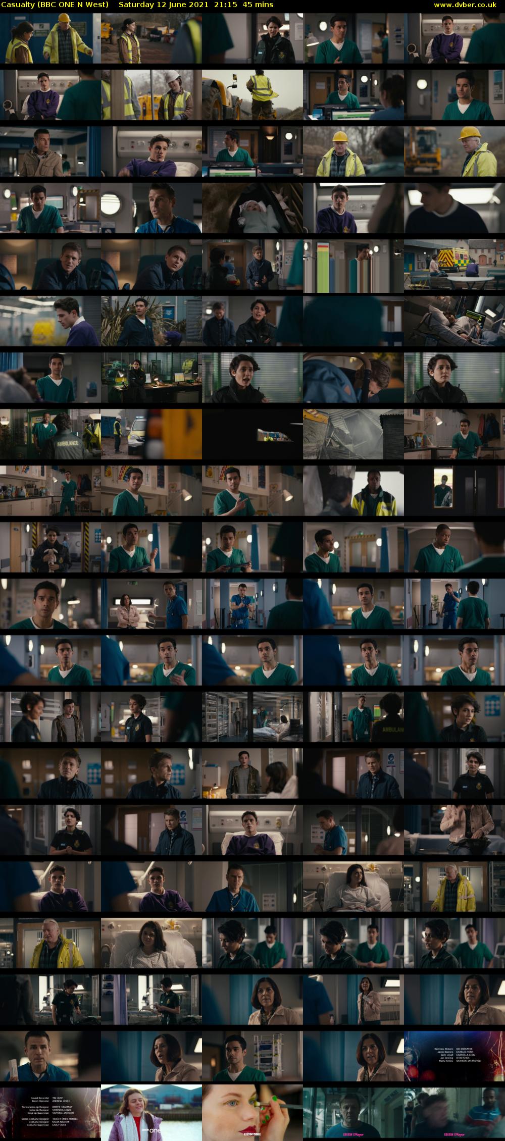 Casualty (BBC ONE N West) Saturday 12 June 2021 21:15 - 22:00