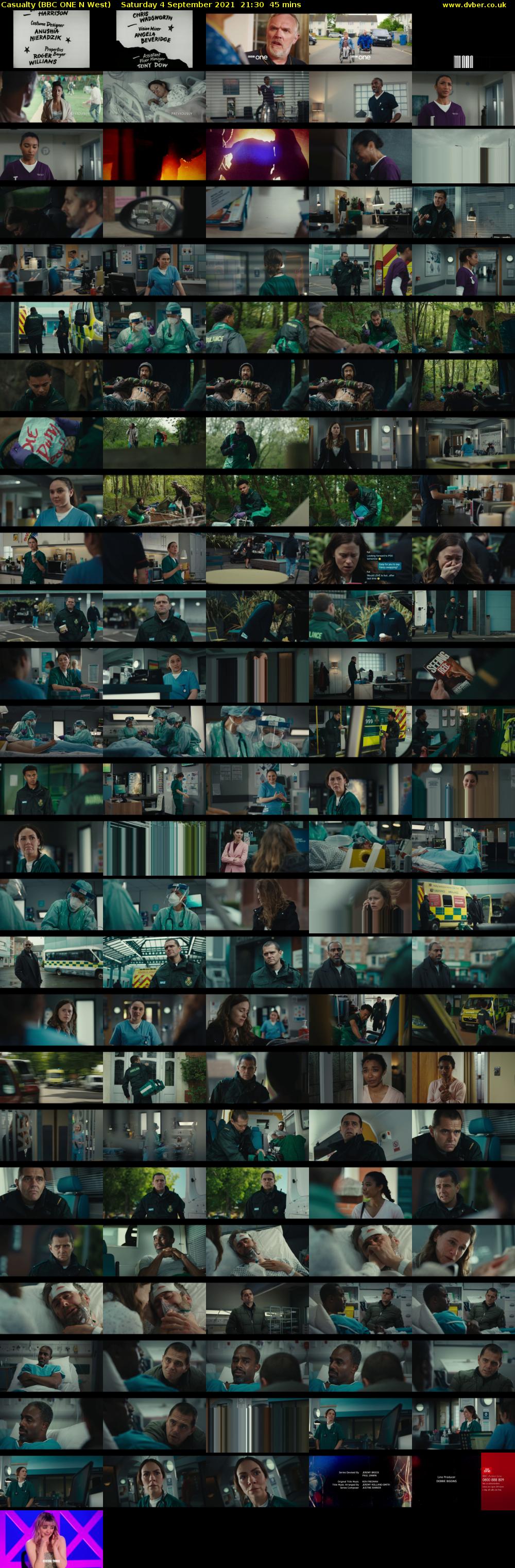 Casualty (BBC ONE N West) Saturday 4 September 2021 21:30 - 22:15