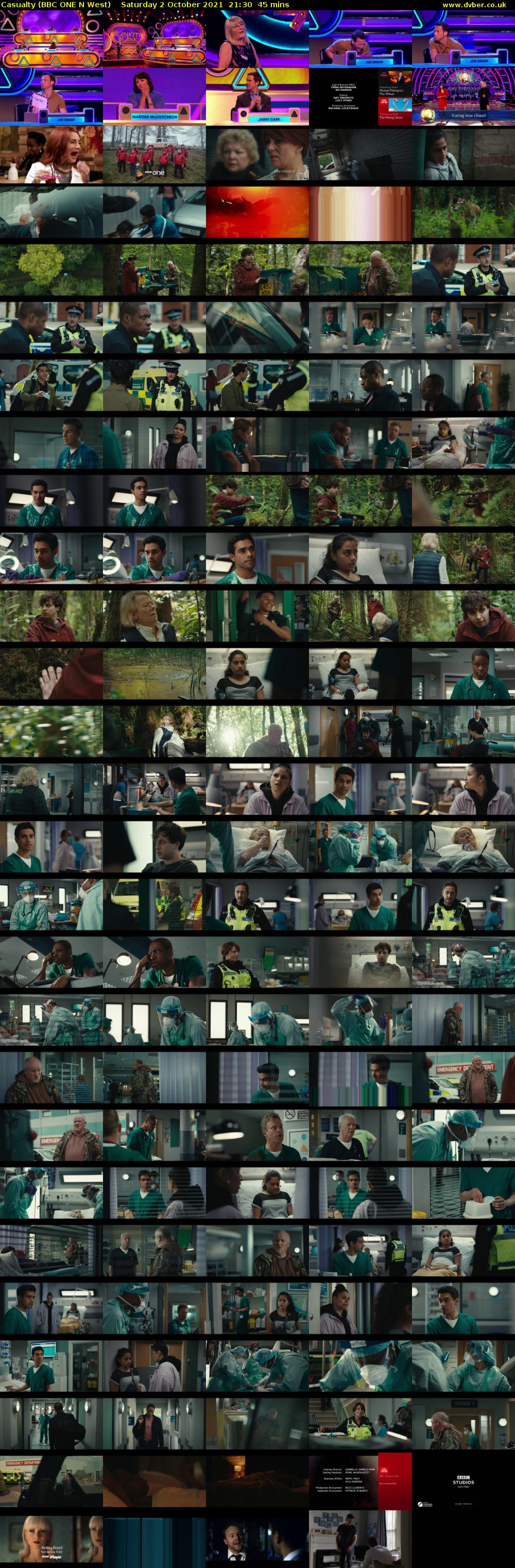 Casualty (BBC ONE N West) Saturday 2 October 2021 21:30 - 22:15