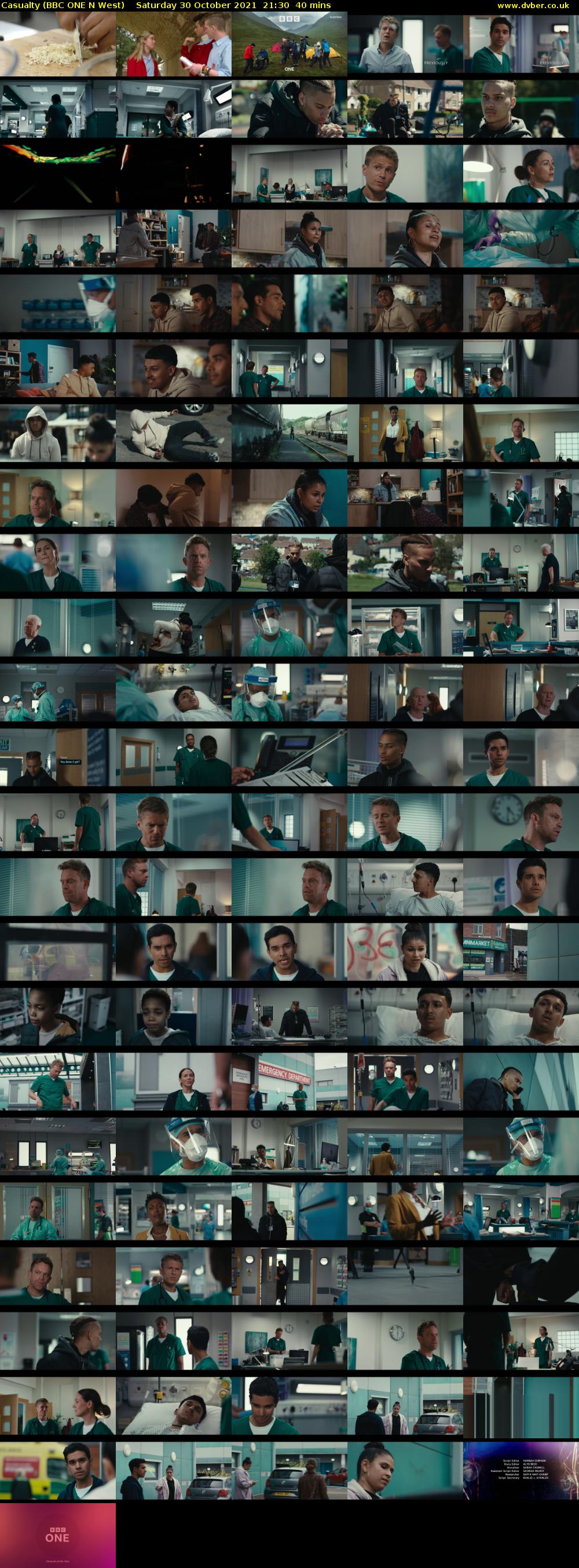Casualty (BBC ONE N West) Saturday 30 October 2021 21:30 - 22:10