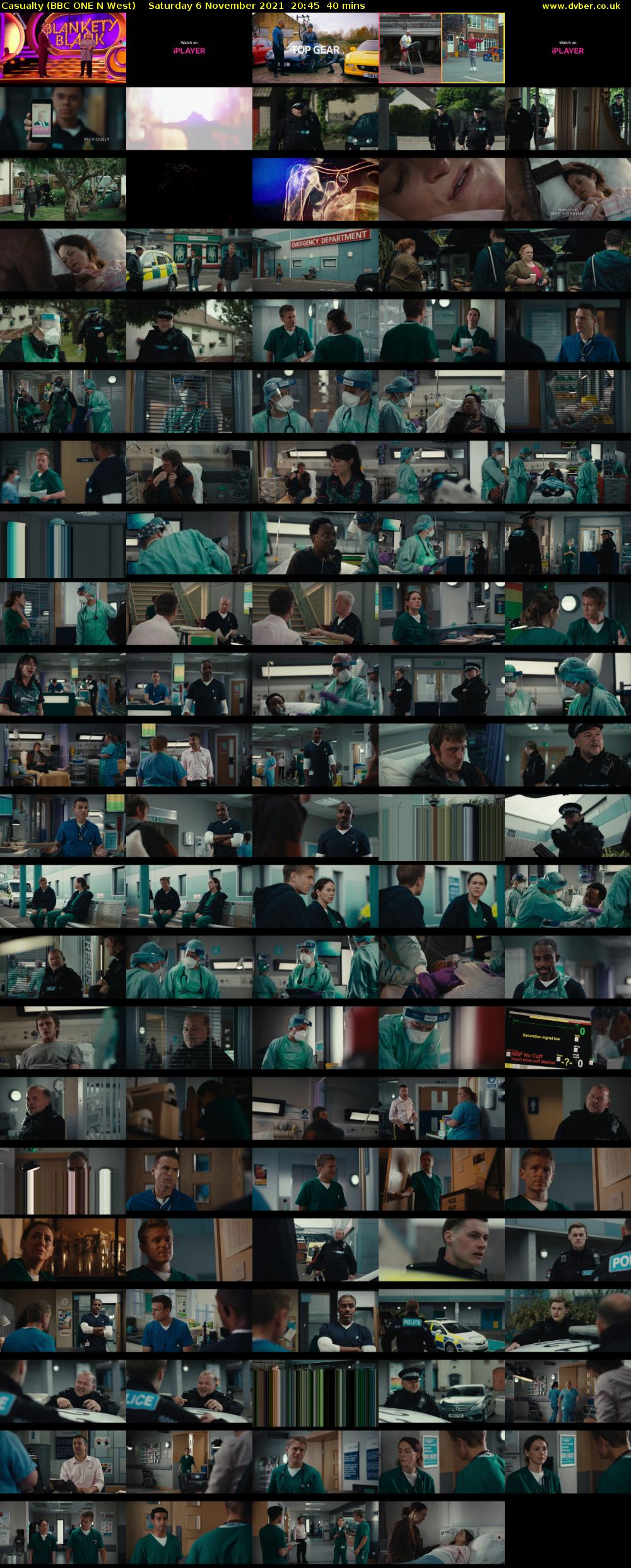 Casualty (BBC ONE N West) Saturday 6 November 2021 20:45 - 21:25