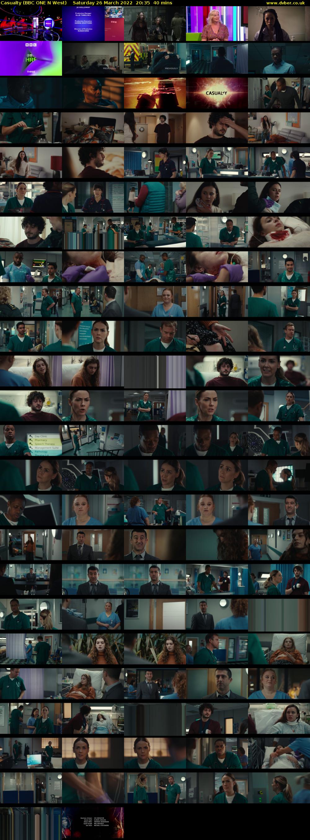 Casualty (BBC ONE N West) Saturday 26 March 2022 20:35 - 21:15