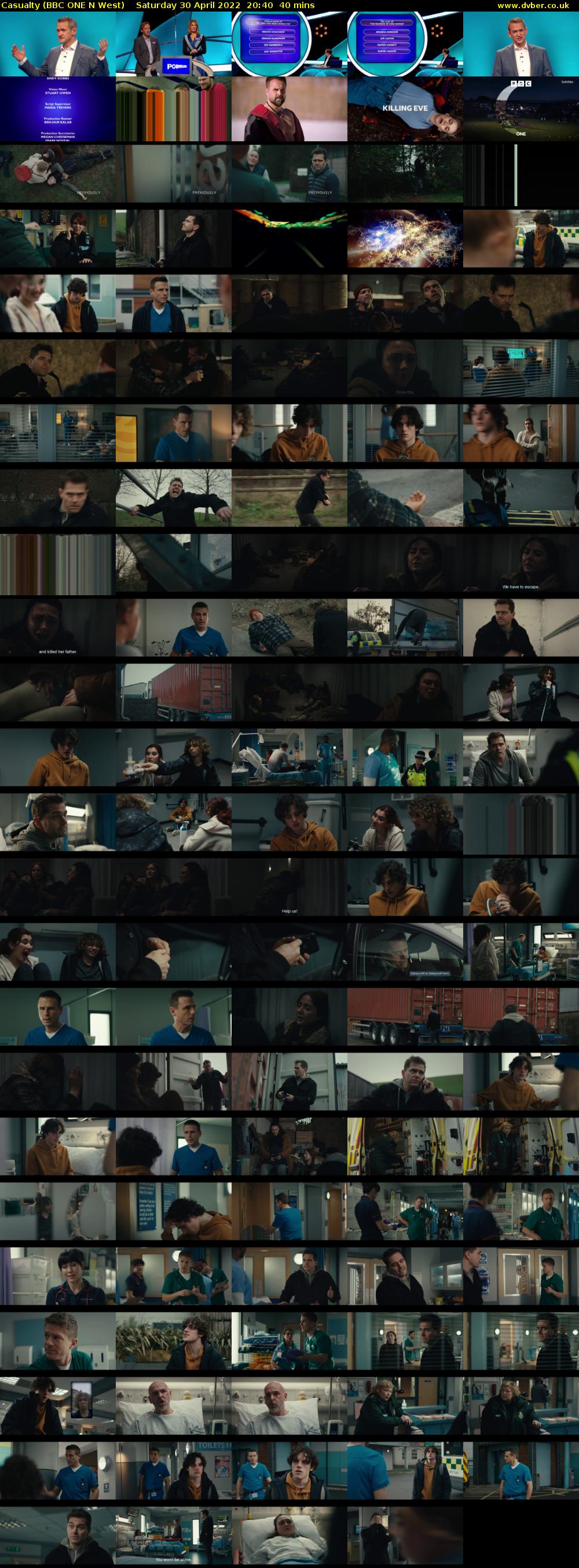 Casualty (BBC ONE N West) Saturday 30 April 2022 20:40 - 21:20