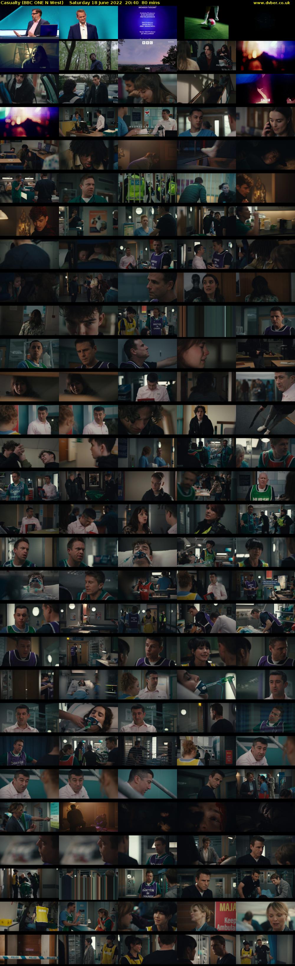 Casualty (BBC ONE N West) Saturday 18 June 2022 20:40 - 22:00