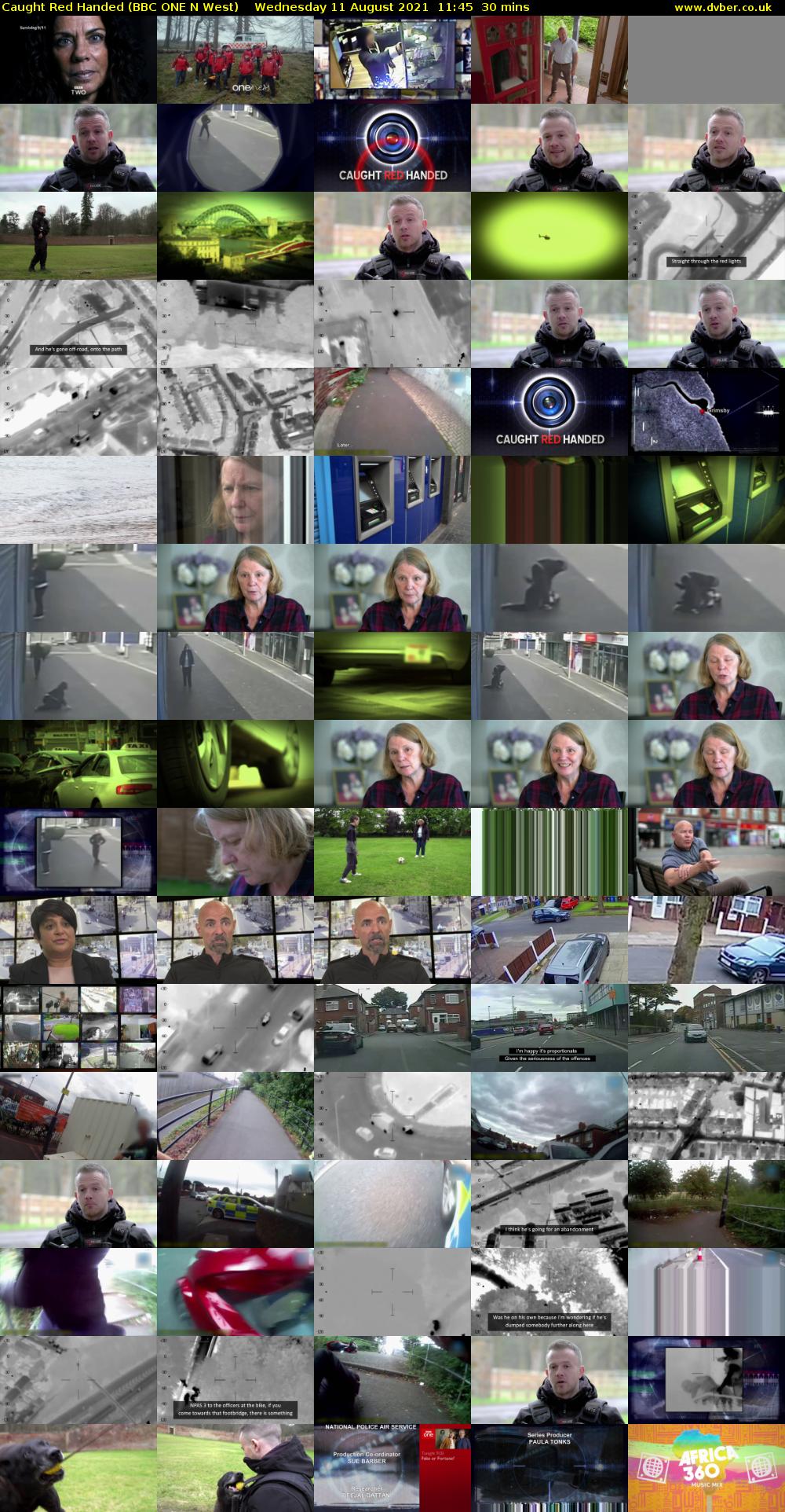 Caught Red Handed (BBC ONE N West) Wednesday 11 August 2021 11:45 - 12:15