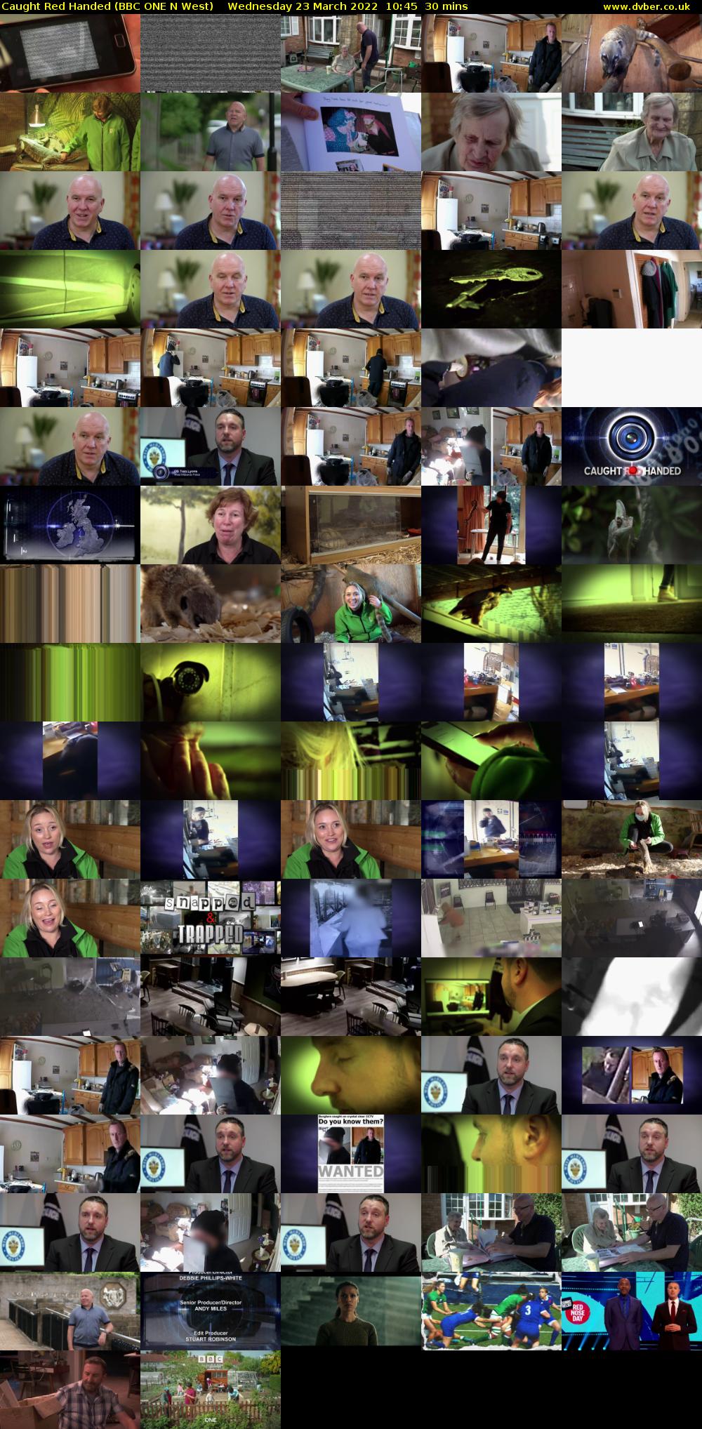 Caught Red Handed (BBC ONE N West) Wednesday 23 March 2022 10:45 - 11:15