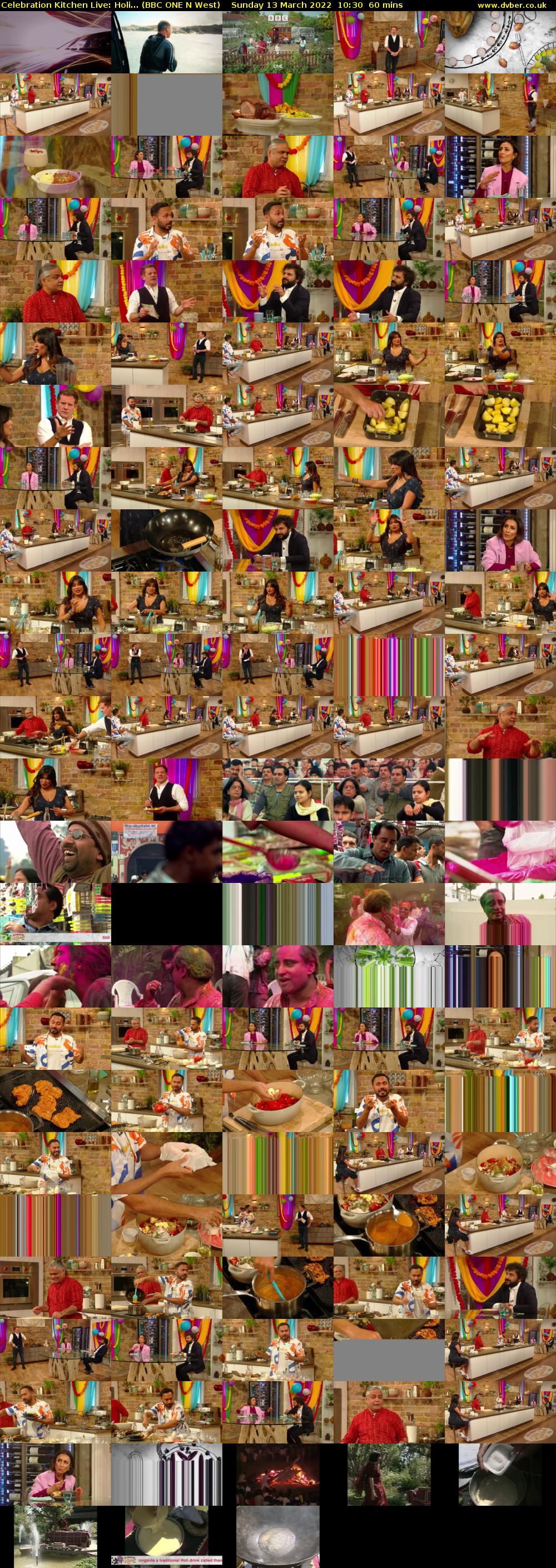 Celebration Kitchen Live: Holi... (BBC ONE N West) Sunday 13 March 2022 10:30 - 11:30