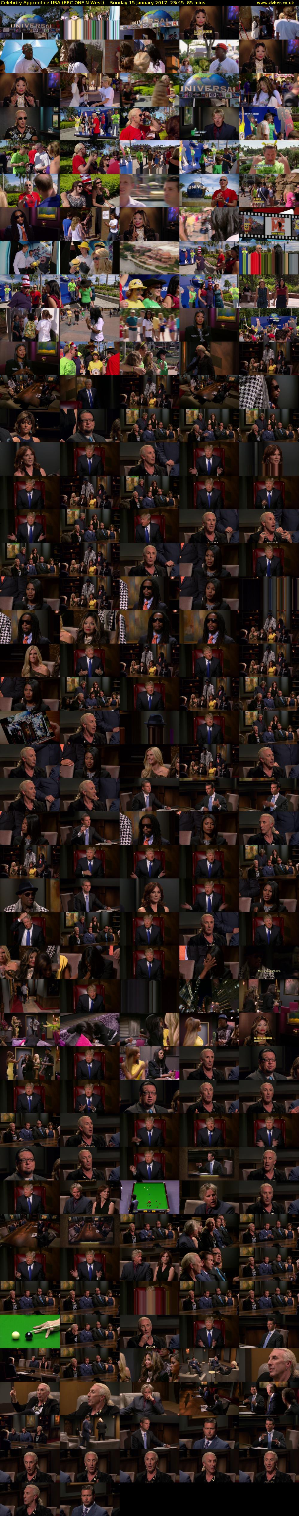 Celebrity Apprentice USA (BBC ONE N West) Sunday 15 January 2017 23:45 - 01:10
