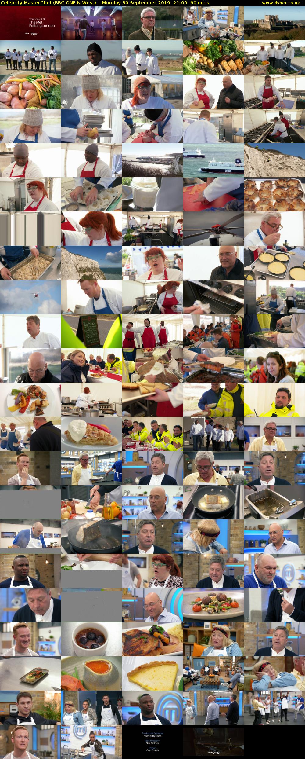 Celebrity MasterChef (BBC ONE N West) Monday 30 September 2019 21:00 - 22:00