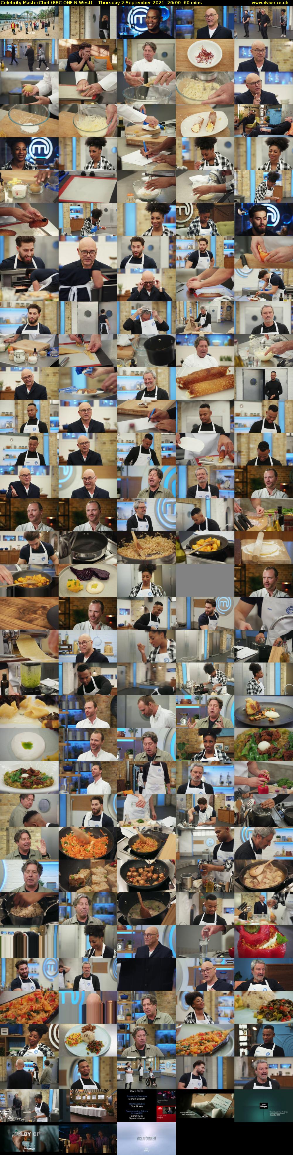 Celebrity MasterChef (BBC ONE N West) Thursday 2 September 2021 20:00 - 21:00