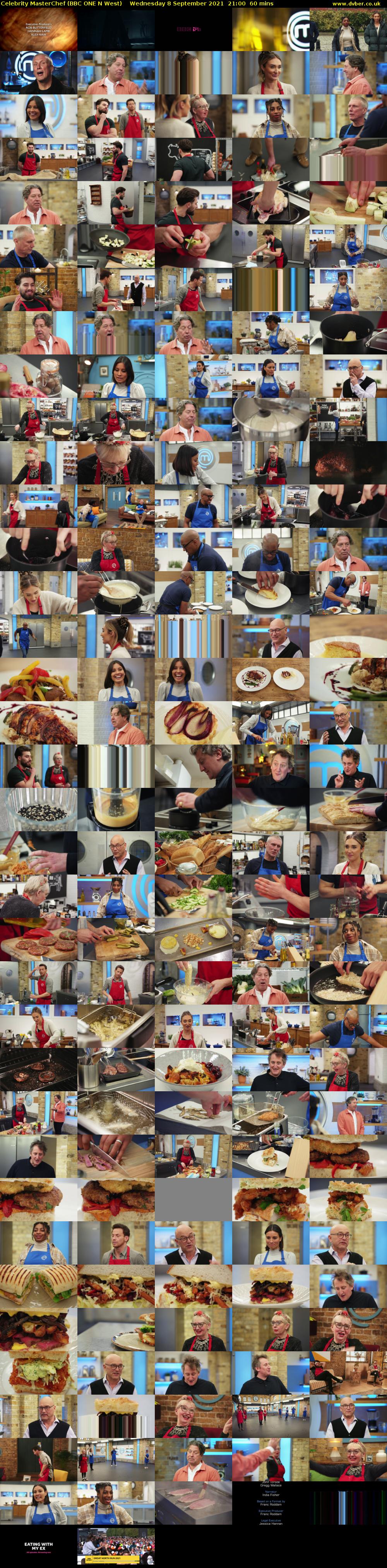 Celebrity MasterChef (BBC ONE N West) Wednesday 8 September 2021 21:00 - 22:00
