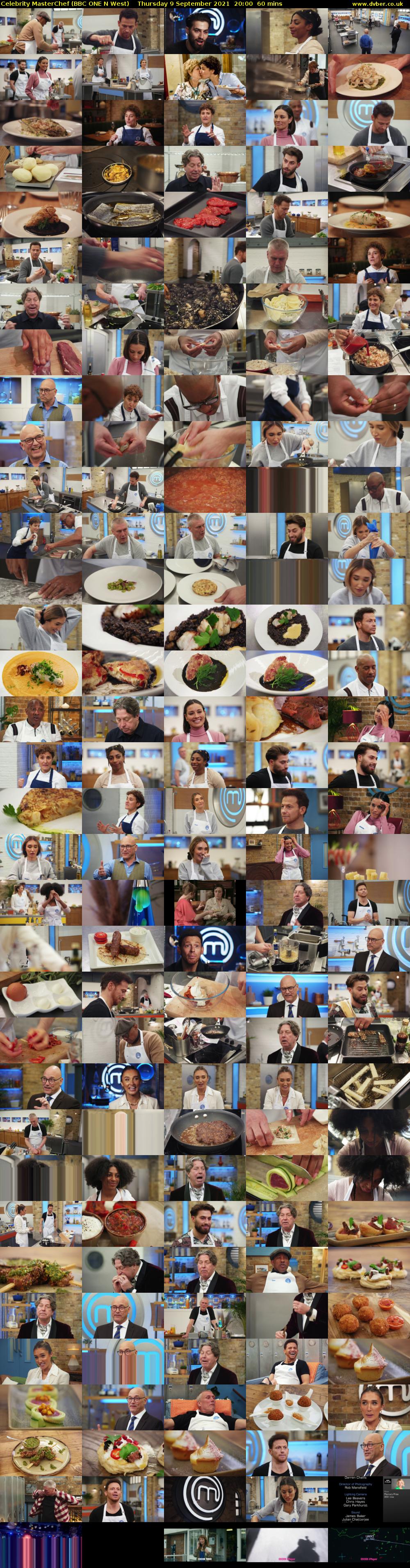 Celebrity MasterChef (BBC ONE N West) Thursday 9 September 2021 20:00 - 21:00
