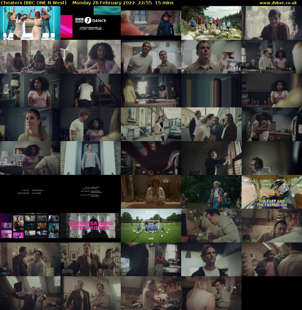 Cheaters (BBC ONE N West) Monday 28 February 2022 22:55 - 23:10