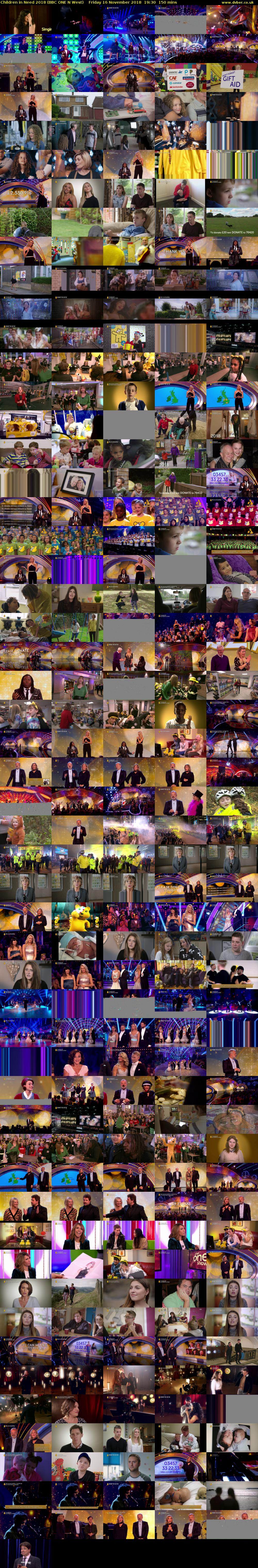 Children in Need 2018 (BBC ONE N West) Friday 16 November 2018 19:30 - 22:00