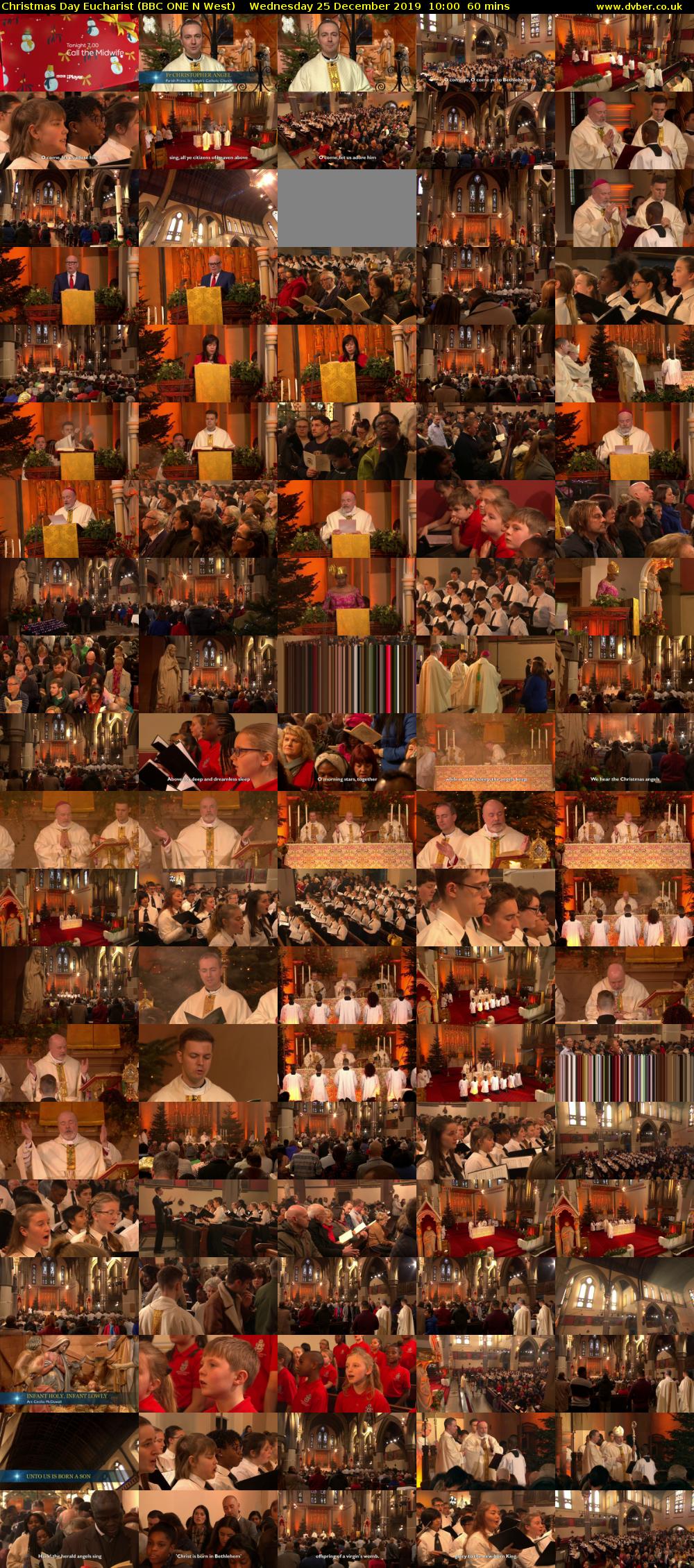 Christmas Day Eucharist (BBC ONE N West) Wednesday 25 December 2019 10:00 - 11:00