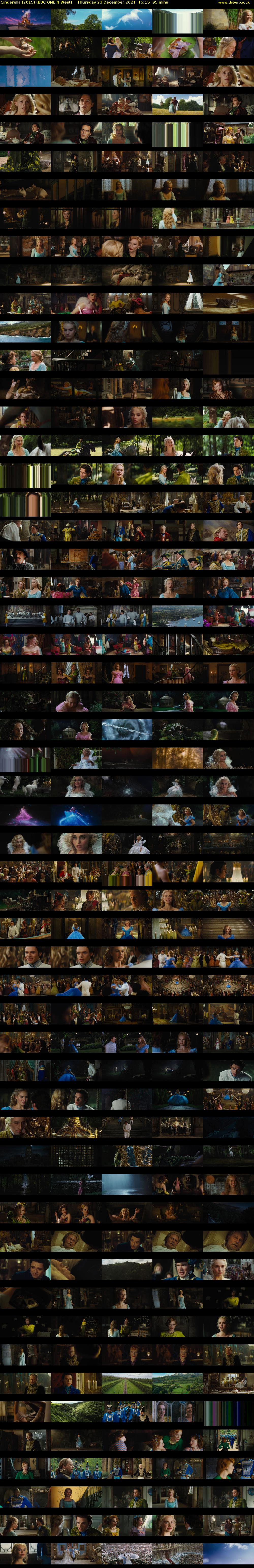 Cinderella (2015) (BBC ONE N West) Thursday 23 December 2021 15:15 - 16:50