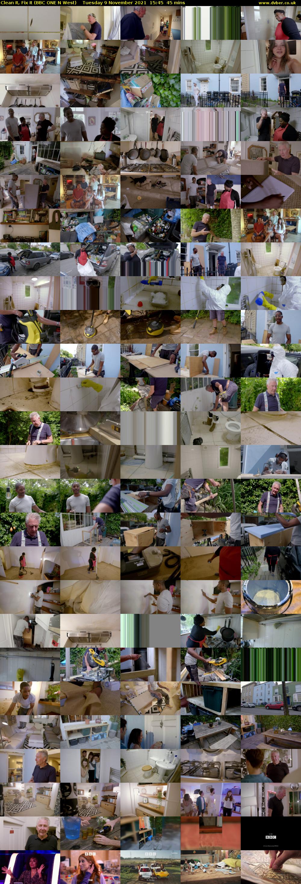 Clean It, Fix It (BBC ONE N West) Tuesday 9 November 2021 15:45 - 16:30