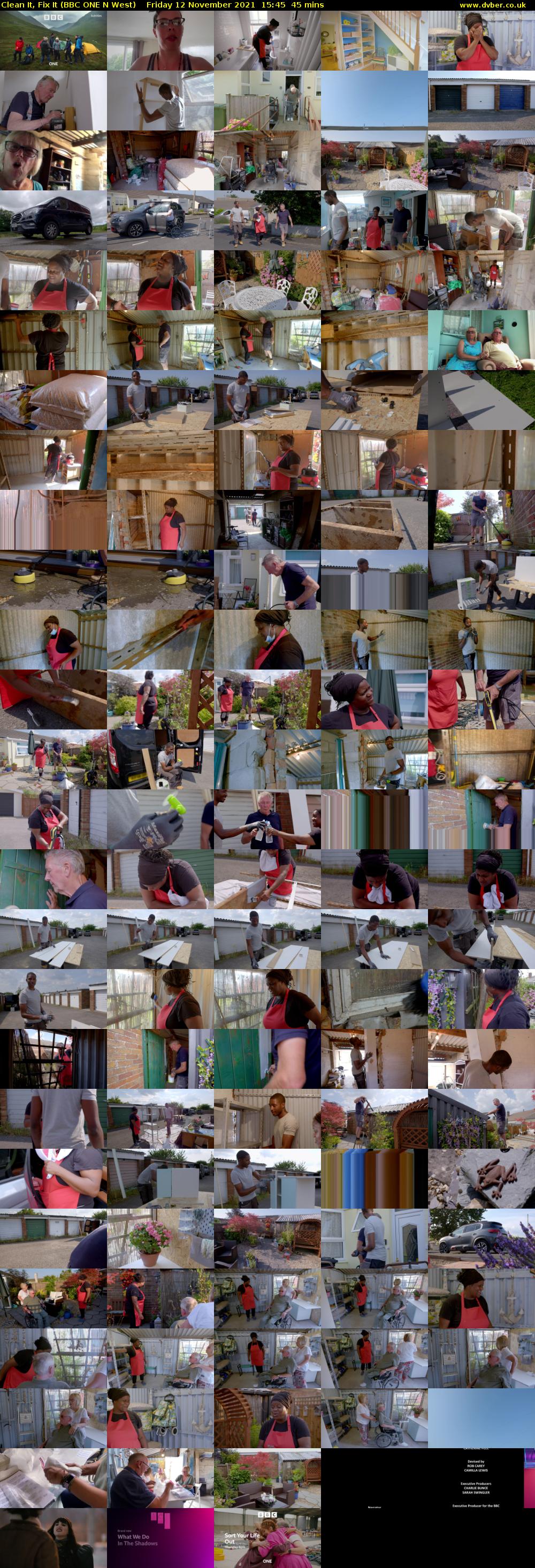 Clean It, Fix It (BBC ONE N West) Friday 12 November 2021 15:45 - 16:30
