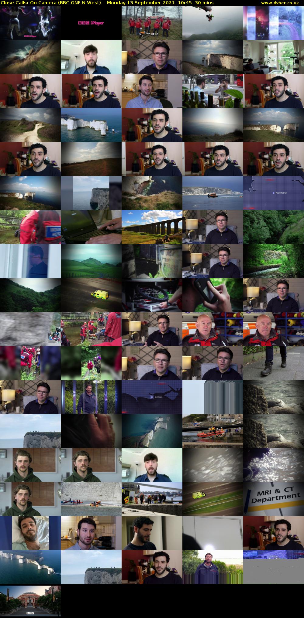 Close Calls: On Camera (BBC ONE N West) Monday 13 September 2021 10:45 - 11:15