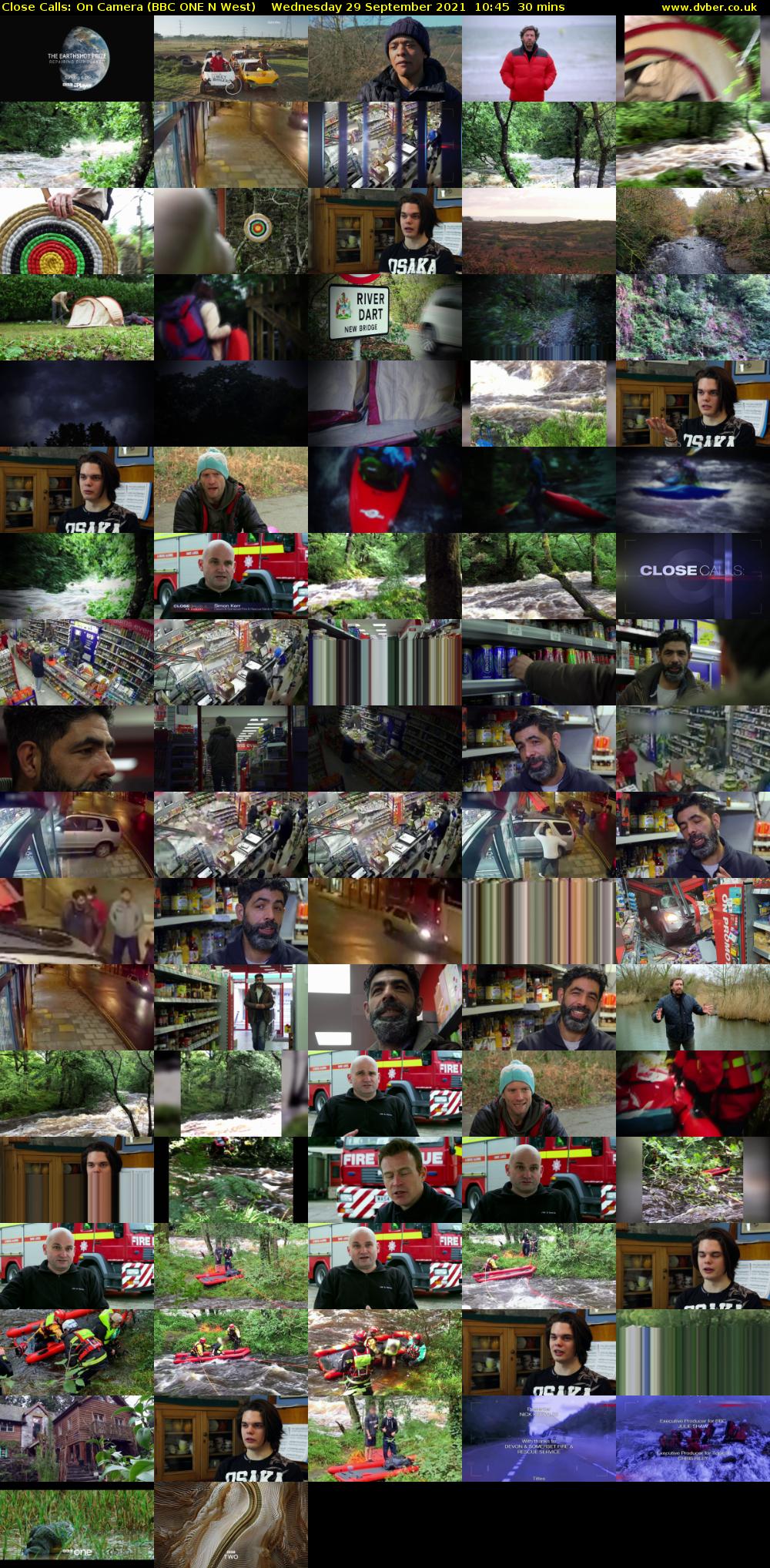 Close Calls: On Camera (BBC ONE N West) Wednesday 29 September 2021 10:45 - 11:15